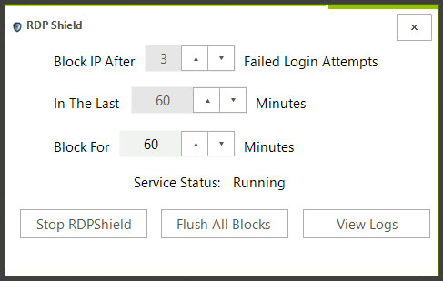 RDP Shield screenshot